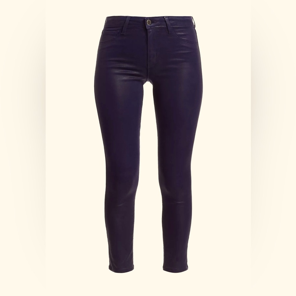 Sam Edelman coated navy jeans